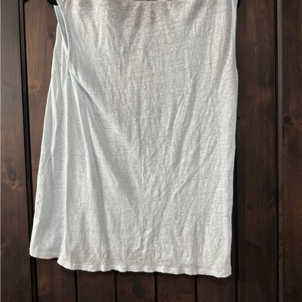 Acrobat Light Blue Sleeveless Relaxed Tank Top - Picture 2 of 3